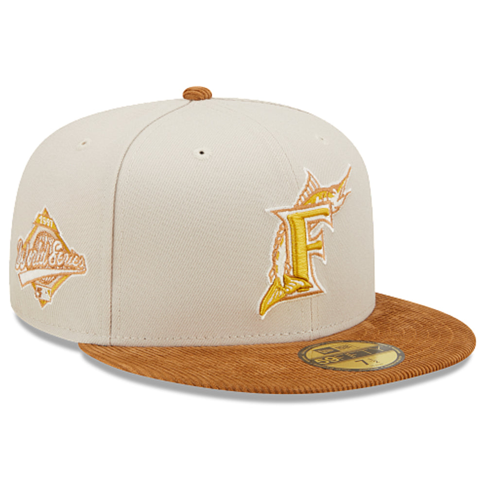 Miami Marlins Corduroy Visor 59FIFTY Fitted
