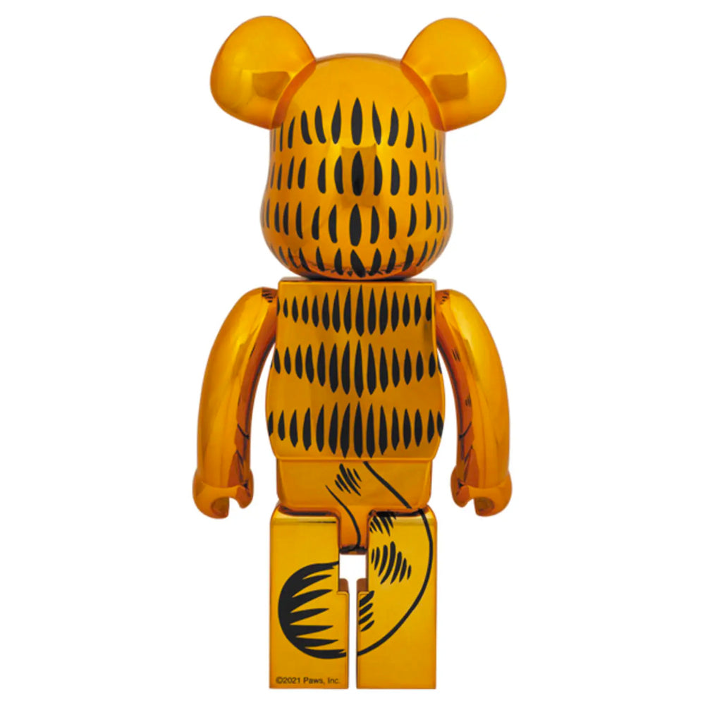 Garfield Gold Chrome 1000% Be@rbrick Figure