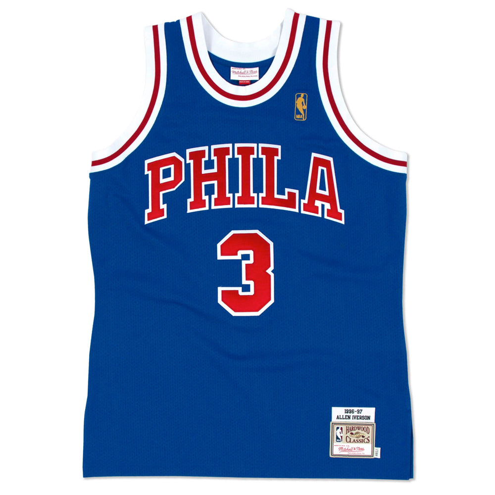 Authentic Jersey Philadelphia 76ers Alternate 1996-97