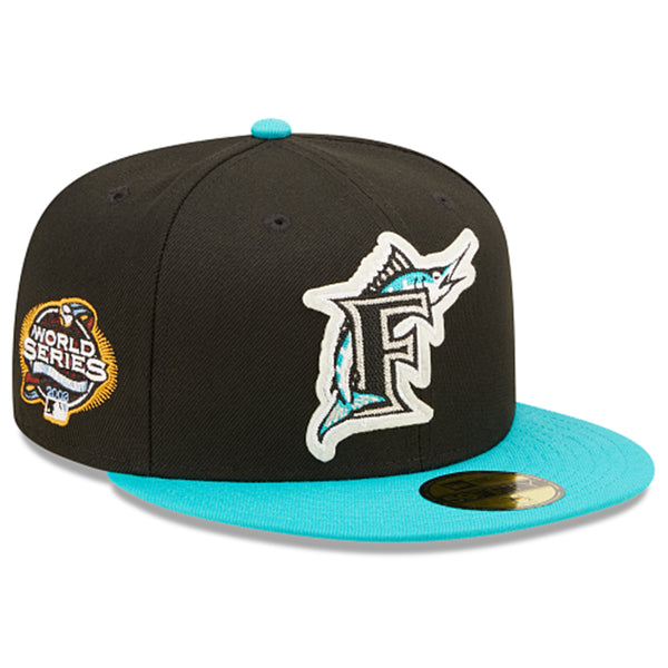 New Era 59FIFTY MLB Florida Marlins Team Heart Fitted Hat 7 1/2